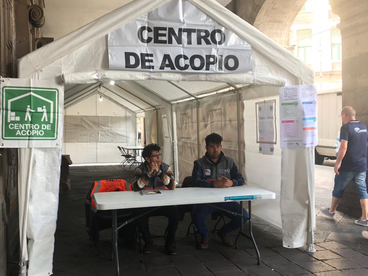 INSTALA PROTECCI N CIVIL CENTRO DE ACOPIO EN APOYO A CARAVANA MIGRANTE