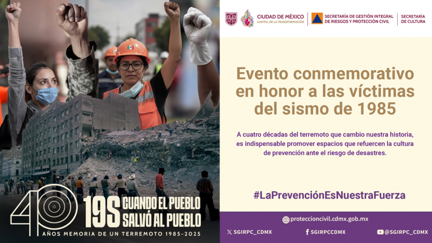 40 AÑOS: MEMORIA DE UN TERREMOTO 1985-2025